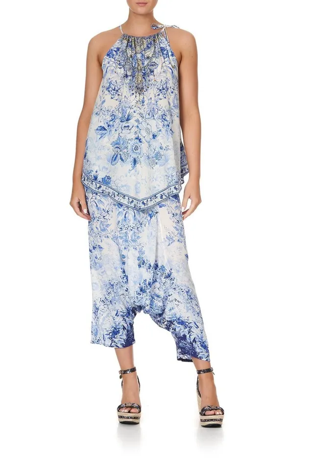 Women Tops Camilla Handkerchief Hem Tank High Tea