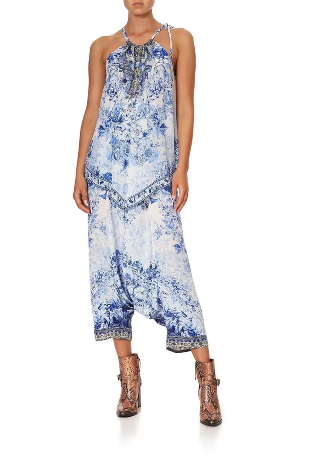 Women Tops Camilla Handkerchief Hem Tank High Tea