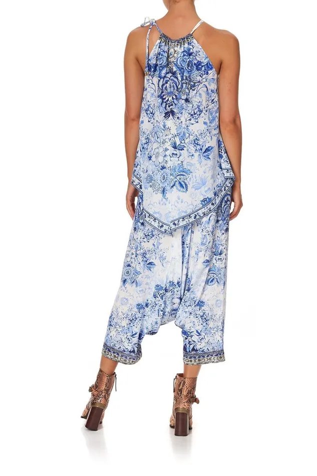 Women Tops Camilla Handkerchief Hem Tank High Tea