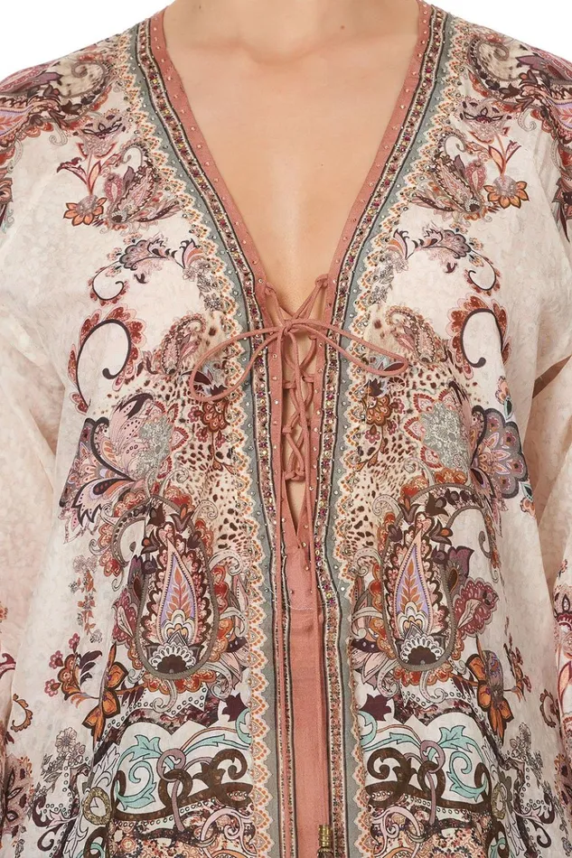 Women Tops Camilla Lace Up Blouse Tales Of Talitha
