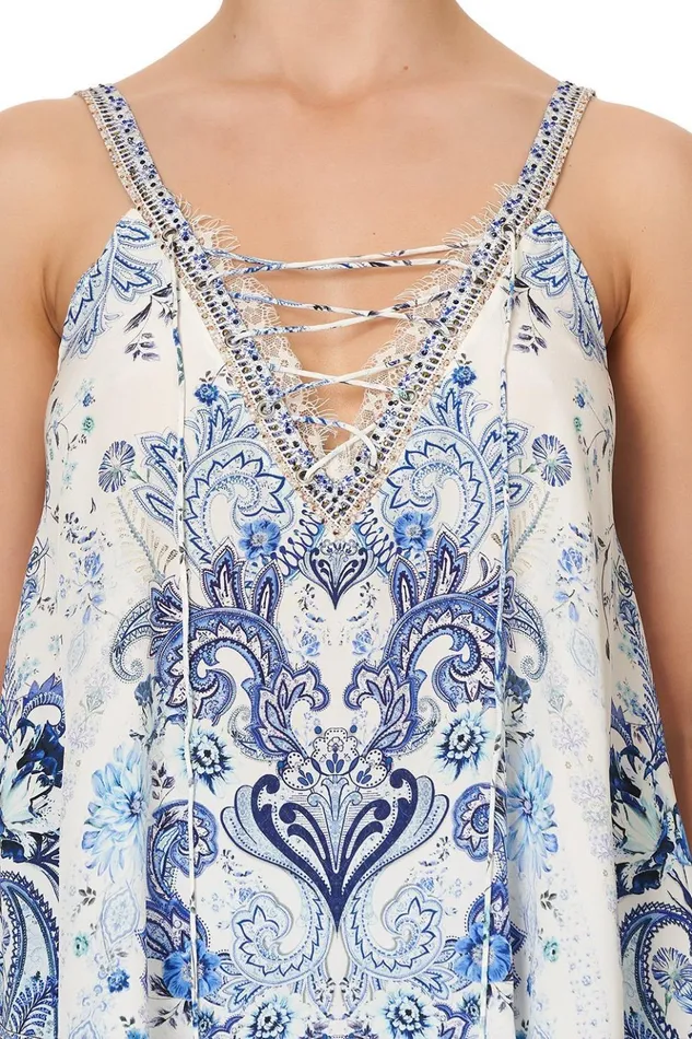 Women Tops Camilla Lace Up Eyelet Cami Talking About A Revolution