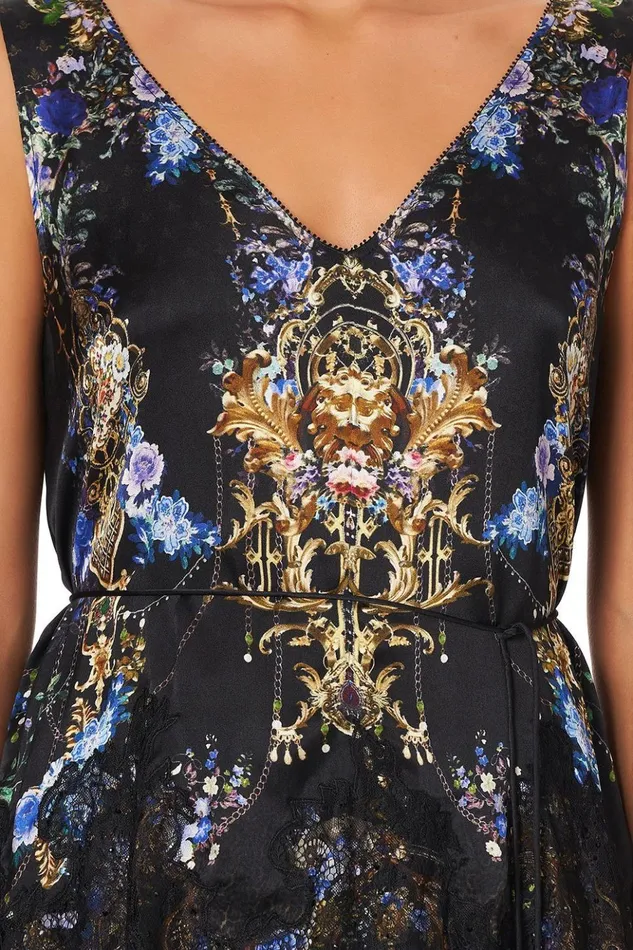 Women Tops Camilla Loose Cami With Waist Tie Palace Playhouse