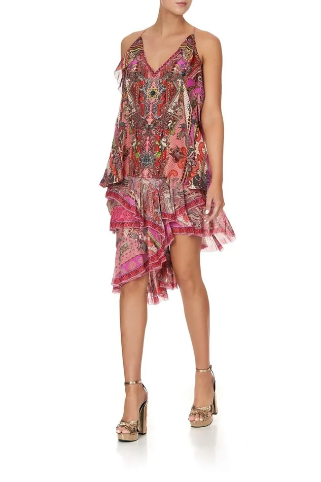 Women Tops Camilla Strap Top With Ruffle Lotus Lovers