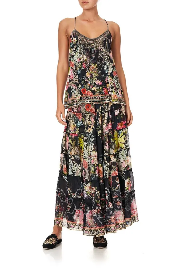 Women Tops Camilla T Back Shoestring Top Hampton Hive