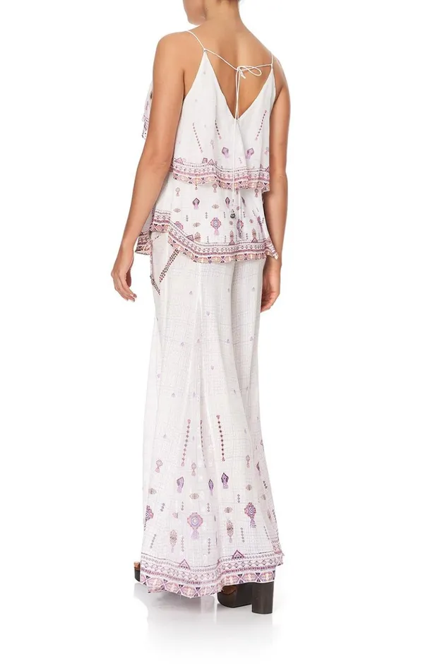 Women Tops Camilla Top With Neckline Frill Tanami Road
