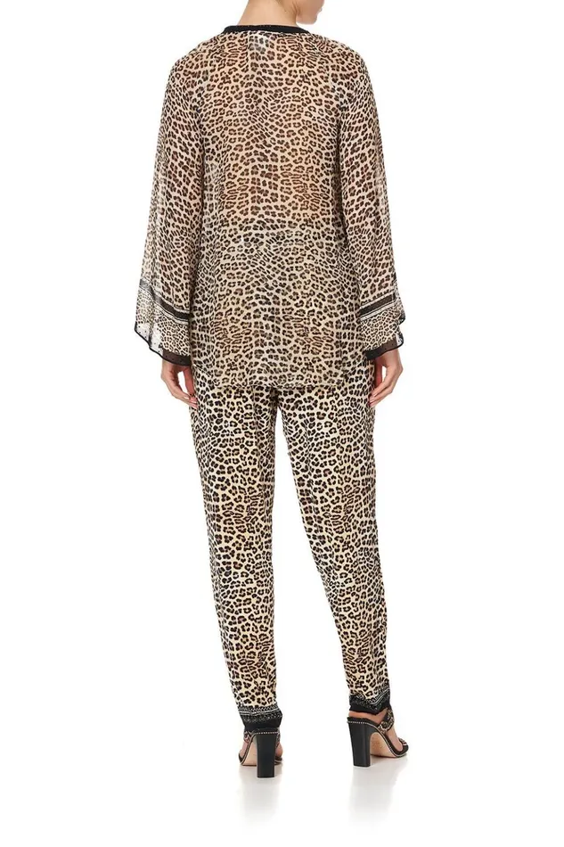 Women Tops Camilla V Neck Blouse With Neckband Sex Kitten