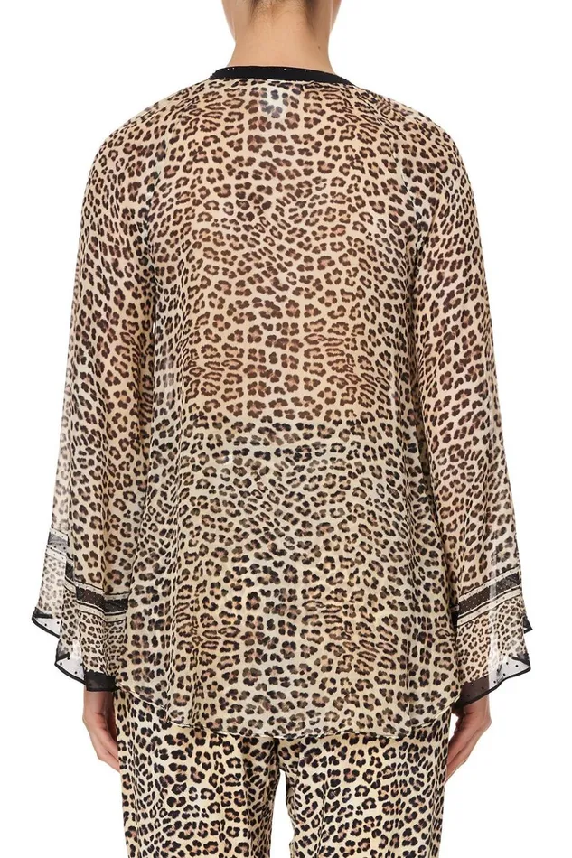 Women Tops Camilla V Neck Blouse With Neckband Sex Kitten