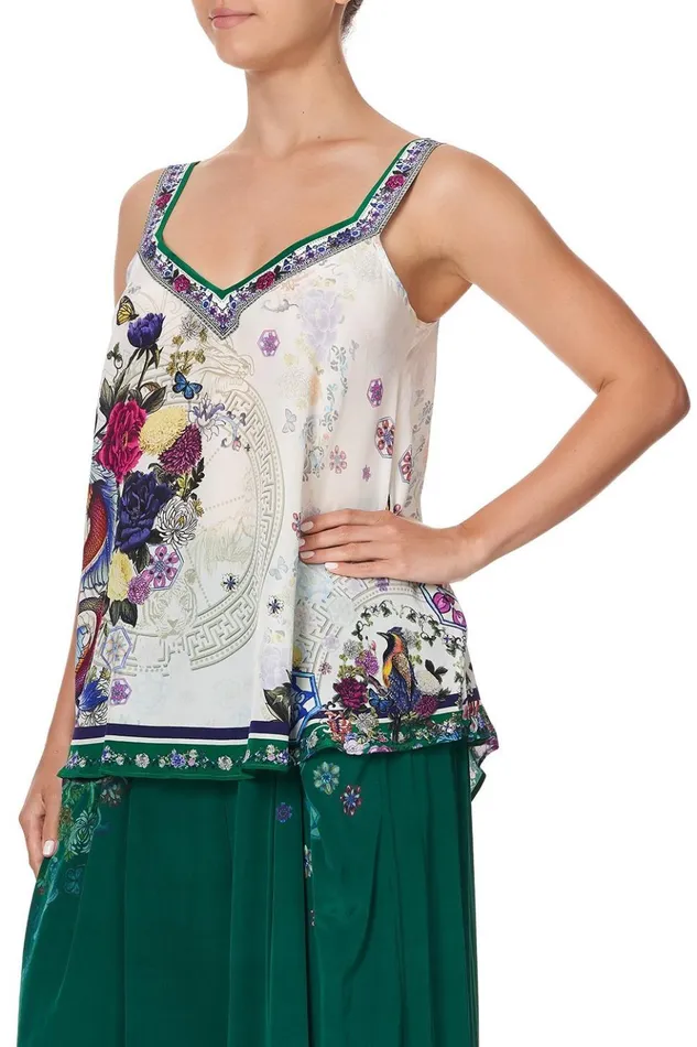 Women Tops Camilla VNeck Strap Top Gentle Moon