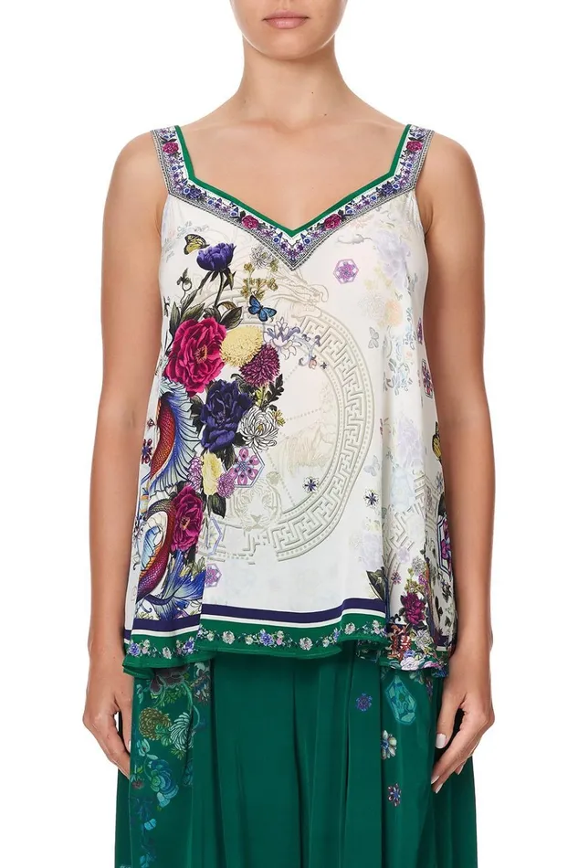 Women Tops Camilla VNeck Strap Top Gentle Moon