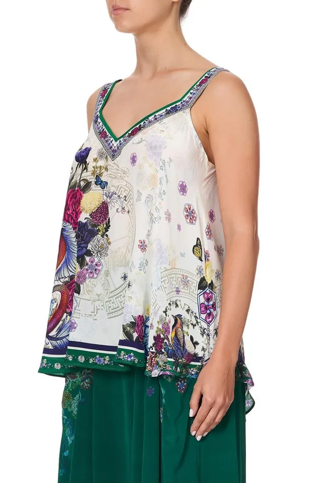 Women Tops Camilla VNeck Strap Top Gentle Moon