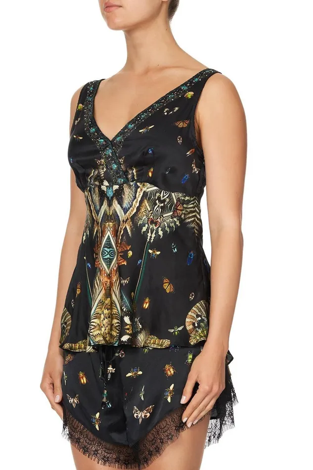 Women Tops Camilla Wide Strap Cross Front Cami Maternal Instinct