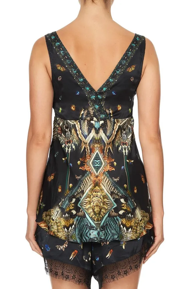Women Tops Camilla Wide Strap Cross Front Cami Maternal Instinct