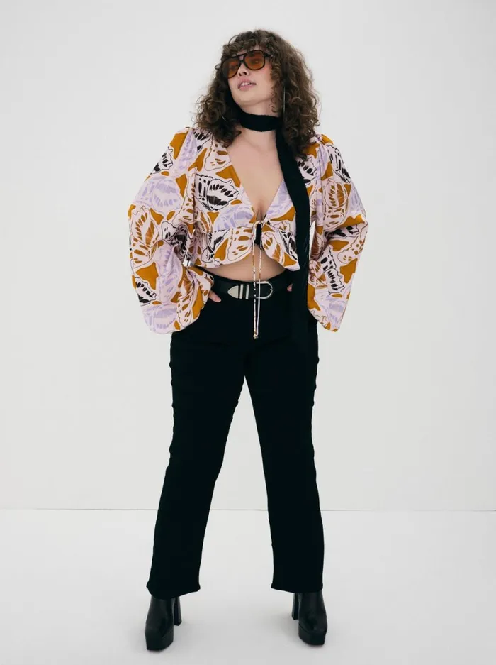 Women Tops For Love and Lemons Esmeralda Crop Top Orange Women Tops For Love and Lemons Esmeralda Crop Top Orange