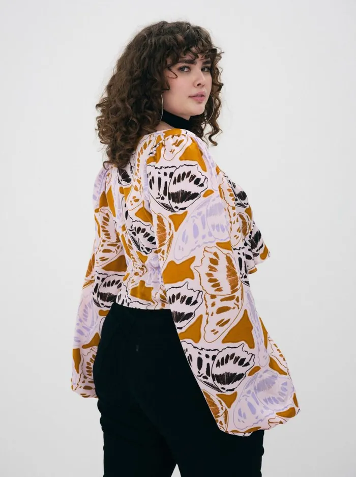 Women Tops For Love and Lemons Esmeralda Crop Top Orange Women Tops For Love and Lemons Esmeralda Crop Top Orange