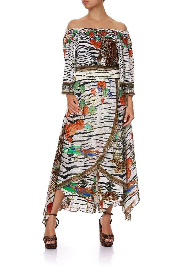Women Trousers and Leggings Camilla Cross Overlay Pant Cosmic Conflict