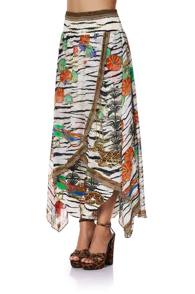 Women Trousers and Leggings Camilla Cross Overlay Pant Cosmic Conflict