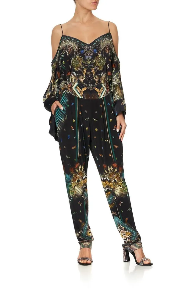 Women Trousers and Leggings Camilla Harem Pant With Front Pleats Maternal Instinct