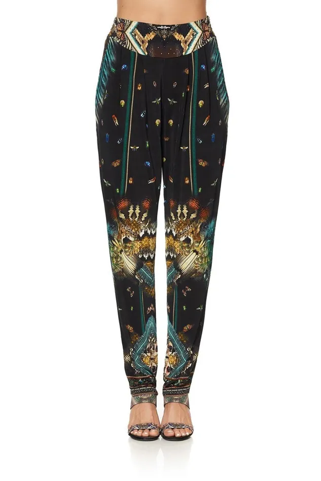 Women Trousers and Leggings Camilla Harem Pant With Front Pleats Maternal Instinct