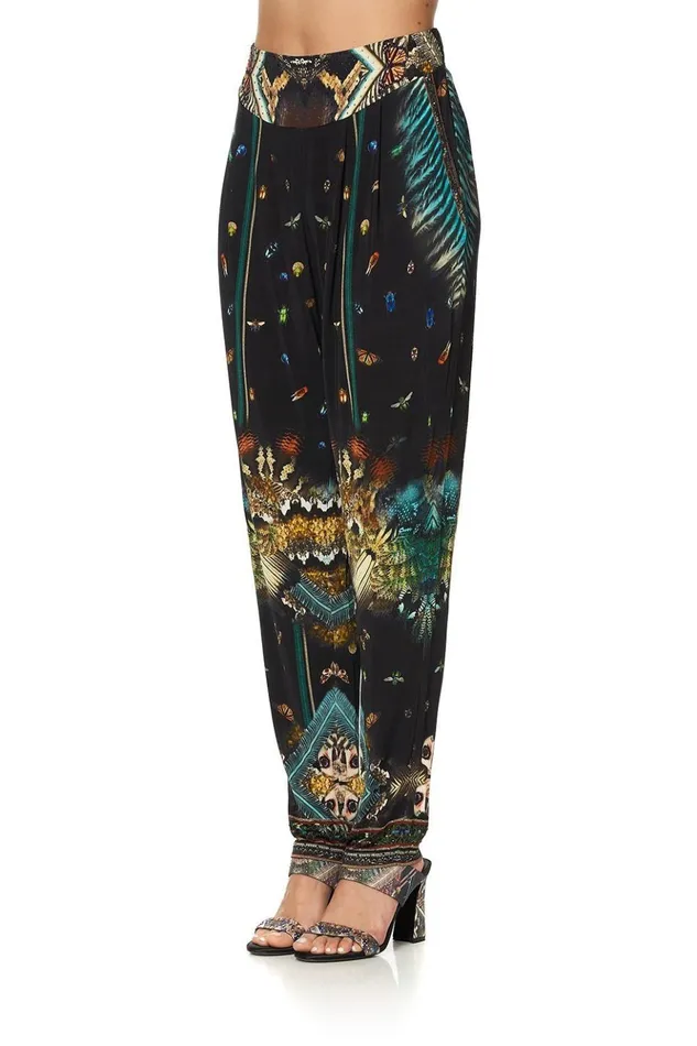 Women Trousers and Leggings Camilla Harem Pant With Front Pleats Maternal Instinct