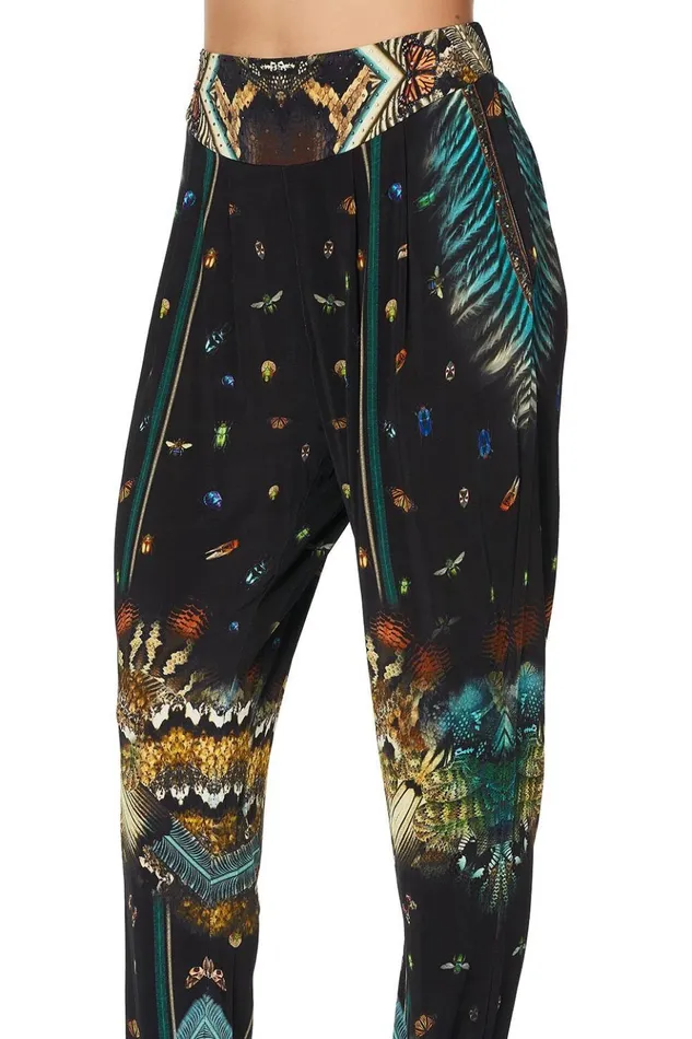 Women Trousers and Leggings Camilla Harem Pant With Front Pleats Maternal Instinct