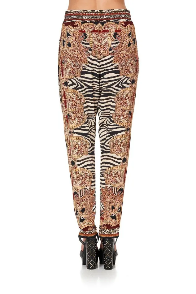 Women Trousers and Leggings Camilla Harem Pants With Front Pleats Wild Fire