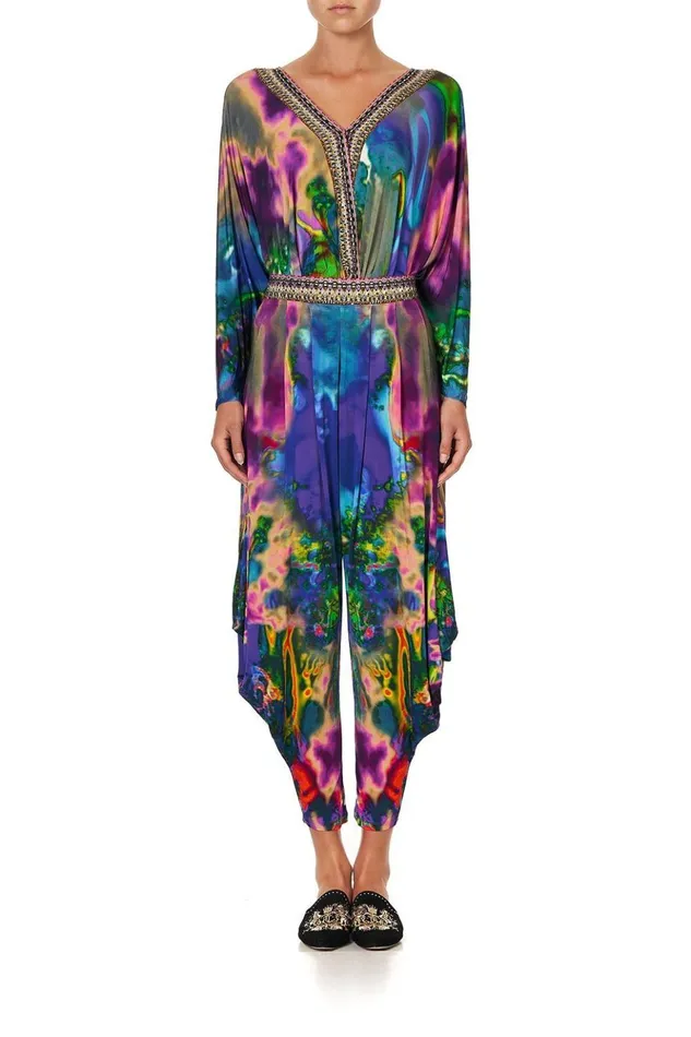 Women Trousers and Leggings Camilla Jersey Drape Pant With Pocket Acid Abbey