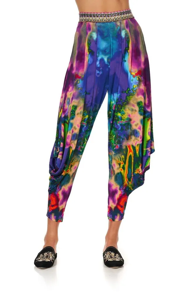 Women Trousers and Leggings Camilla Jersey Drape Pant With Pocket Acid Abbey