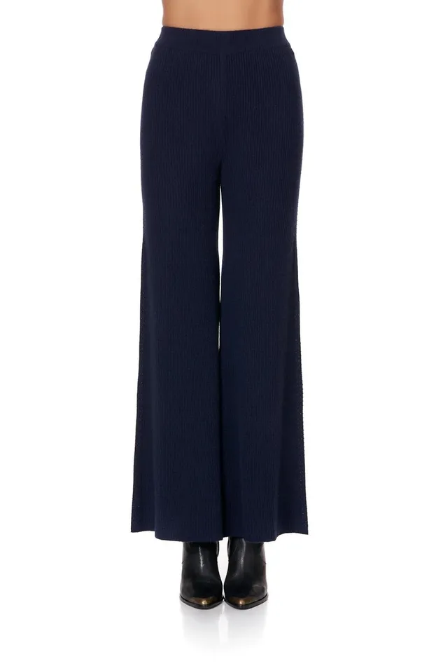 Women Trousers and Leggings Camilla Knitted Pant With Side Detail Mare Mystique
