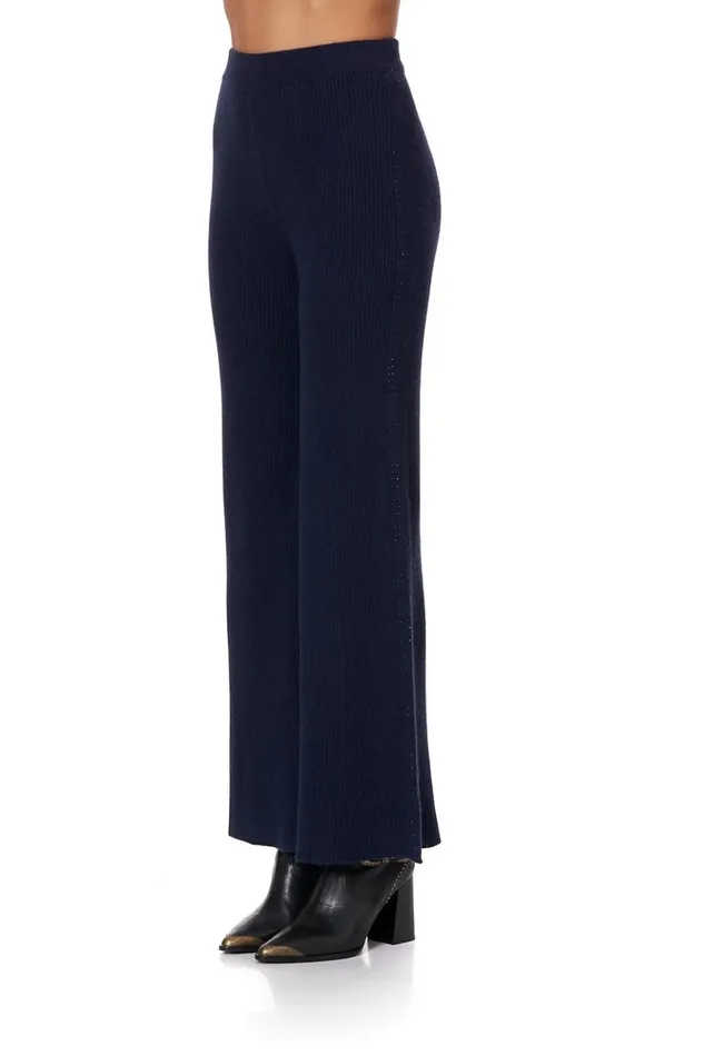 Women Trousers and Leggings Camilla Knitted Pant With Side Detail Mare Mystique