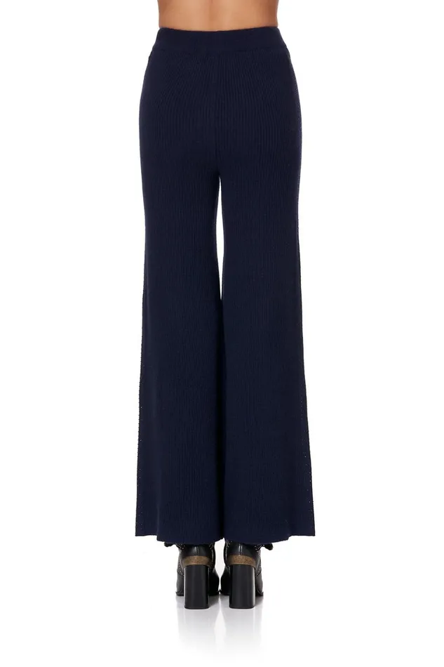 Women Trousers and Leggings Camilla Knitted Pant With Side Detail Mare Mystique