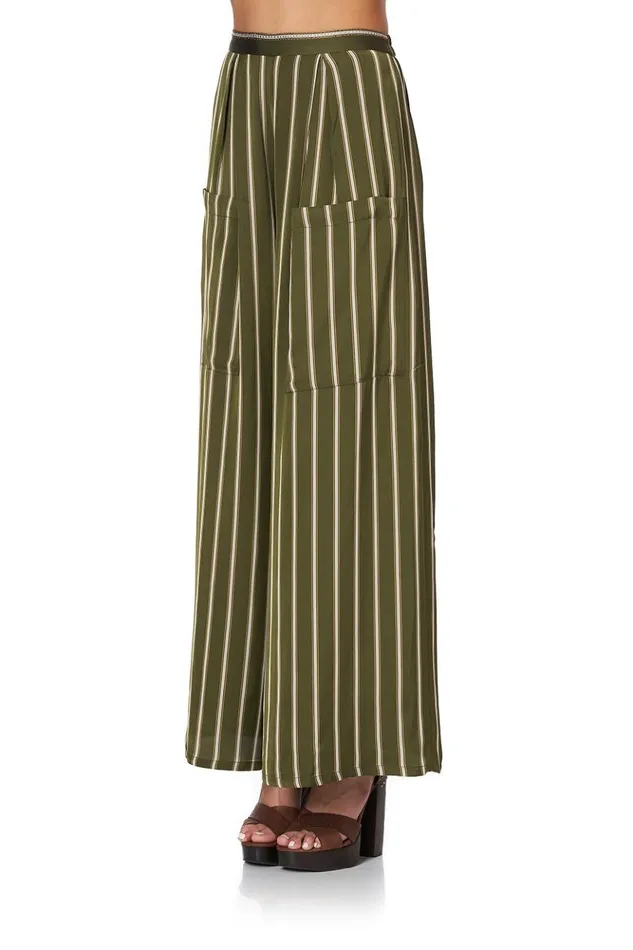 Women Trousers and Leggings Camilla Wide Leg Trouser With Front Pockets Among The Gumtrees