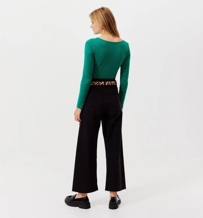 Women VNeckline Top 8211 Emerald Green Promod Tops Women VNeckline Top 8211 Emerald Green Promod Tops