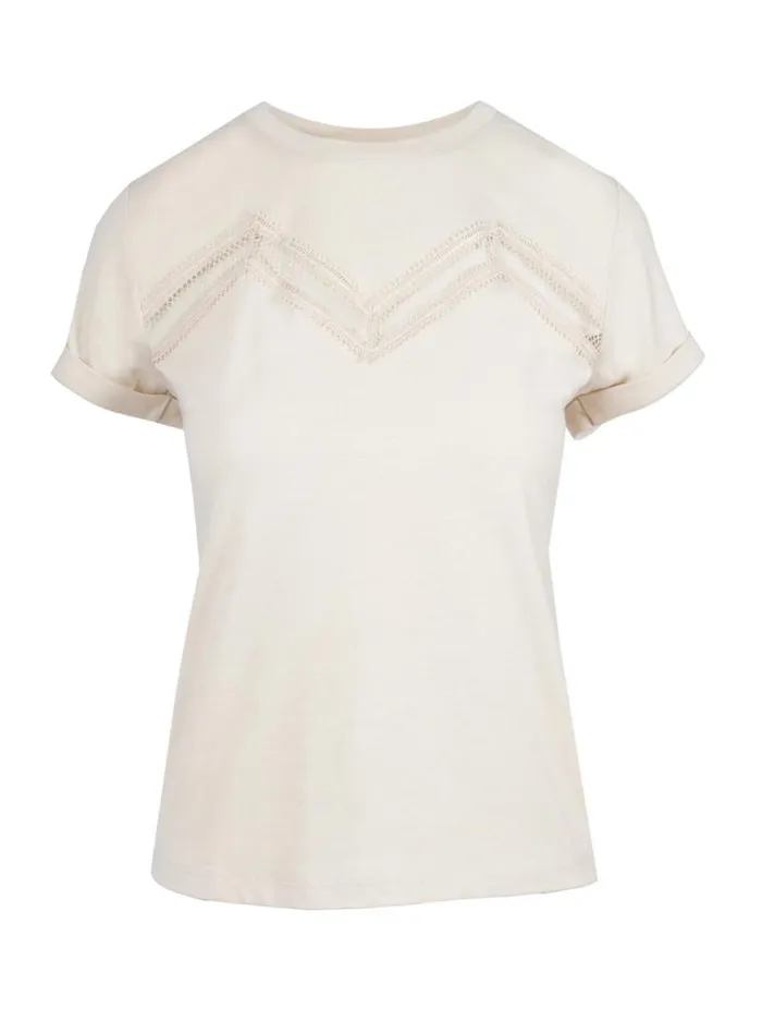 Women Valeriya Tee In Parchment Jessica Simpson Tops and Tees