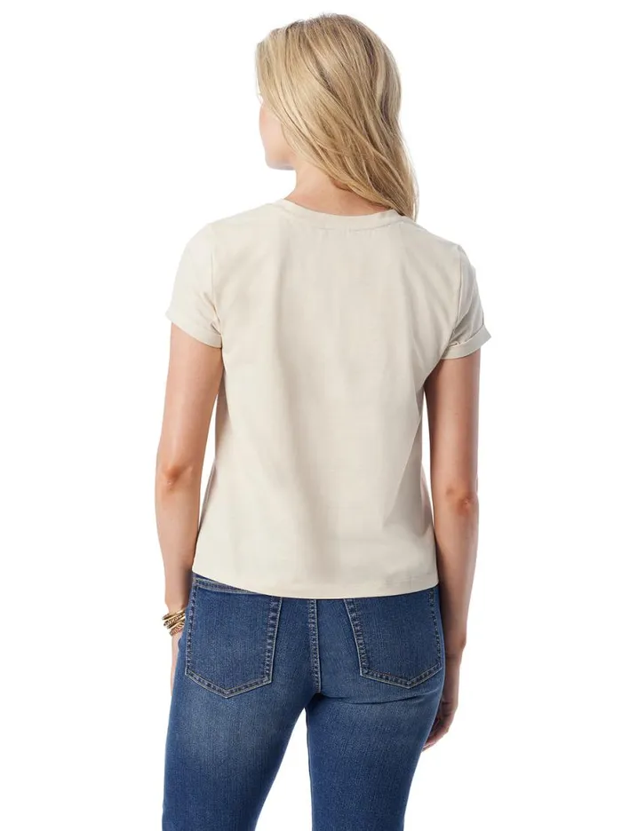 Women Valeriya Tee In Parchment Jessica Simpson Tops and Tees