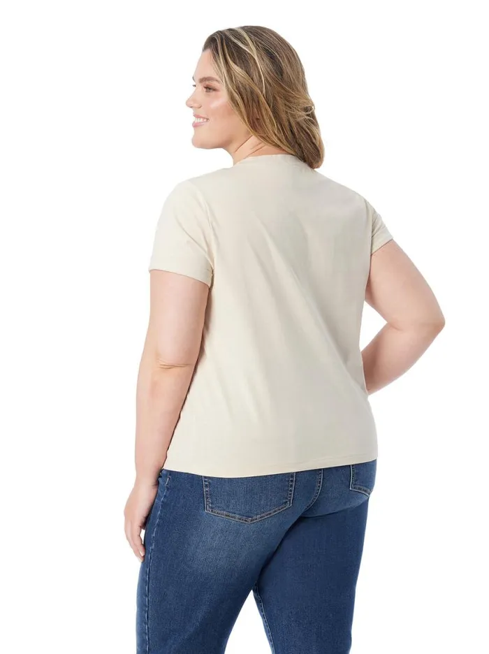 Women Valeriya Tee In Parchment Jessica Simpson Tops and Tees