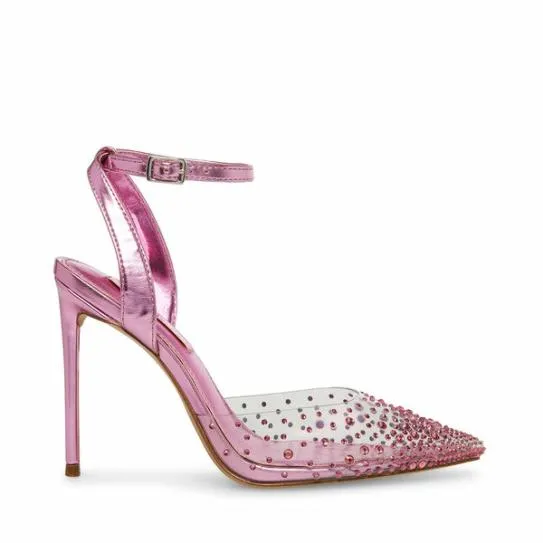 Women VENUS PINK METALLIC Pink Metallic Steve Madden Heels