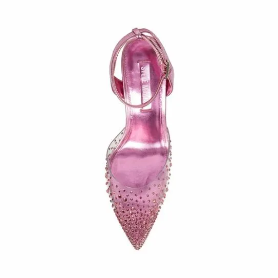 Women VENUS PINK METALLIC Pink Metallic Steve Madden Heels Women VENUS PINK METALLIC Pink Metallic Steve Madden Heels