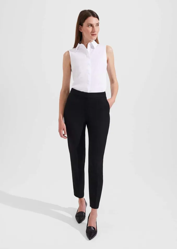 Women Vic Sleeveless Shirt White Hobbs Tops