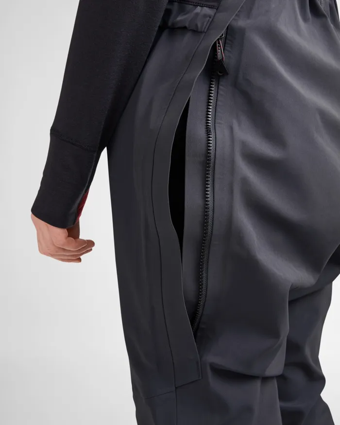 Women Vidar Alpine Salopette Raven Klttermusen Waterproof Pants