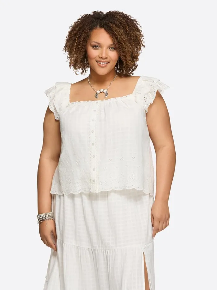 Women Violetta Top In Gardenia Jessica Simpson Sets