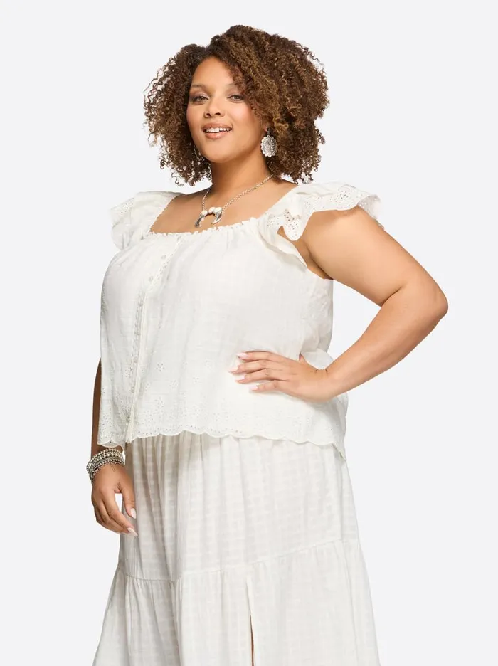 Women Violetta Top In Gardenia Jessica Simpson Sets