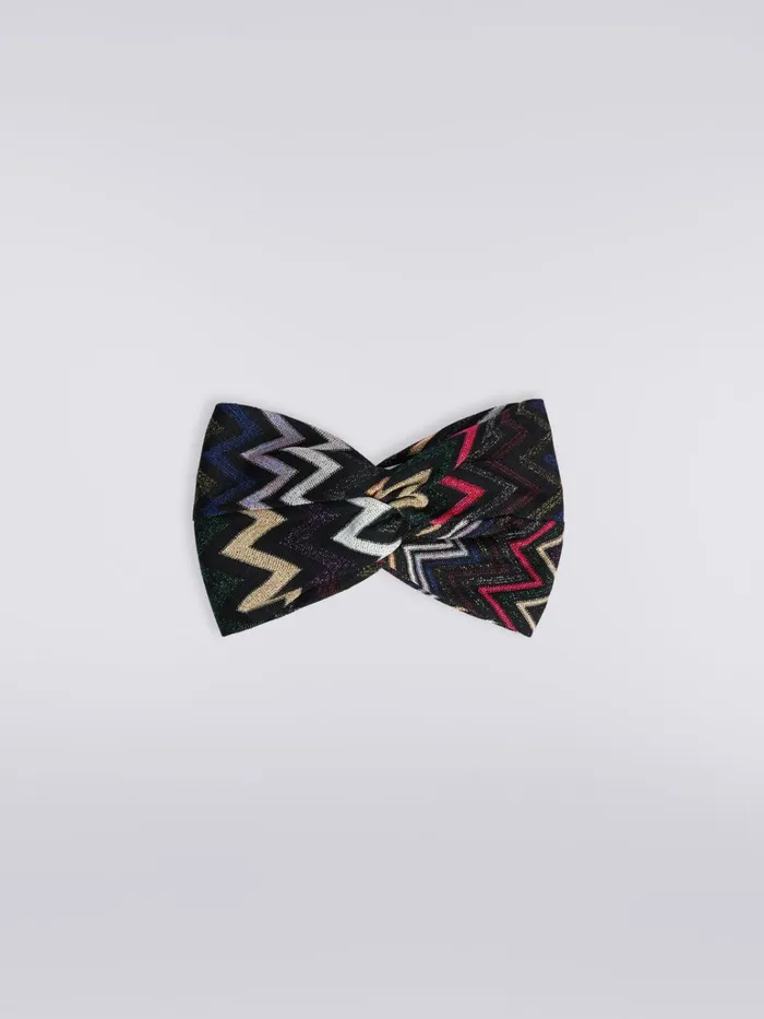 Women Viscose Blend Headband With Lurex Multicoloured Missoni Hair Accessories