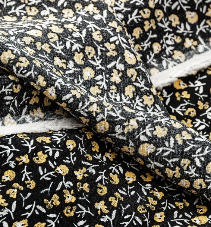 Women Viscose Crpe Fabric Cut 8211 Black Print Promod Fabric Cuts And Patterns Women Viscose Crpe Fabric Cut 8211 Black Print Promod Fabric Cuts And Patterns