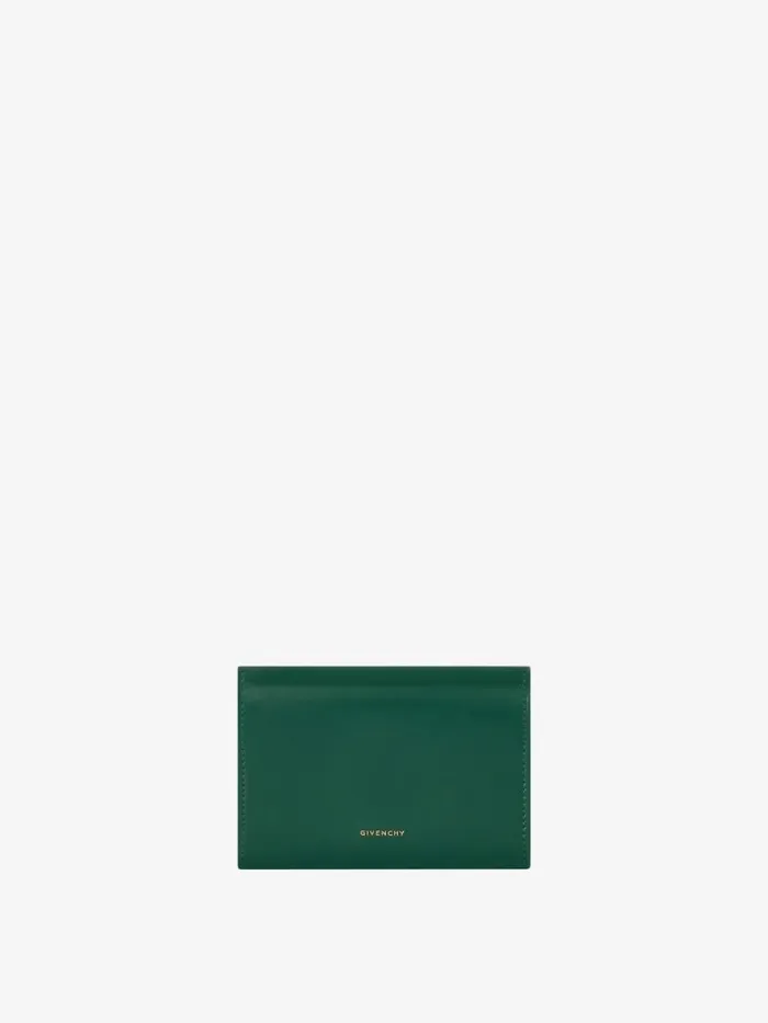 Women Wallets and Card Holders Givenchy 4G Wallet In Box Leather Emerald Green Women Wallets and Card Holders Givenchy 4G Wallet In Box Leather Emerald Green