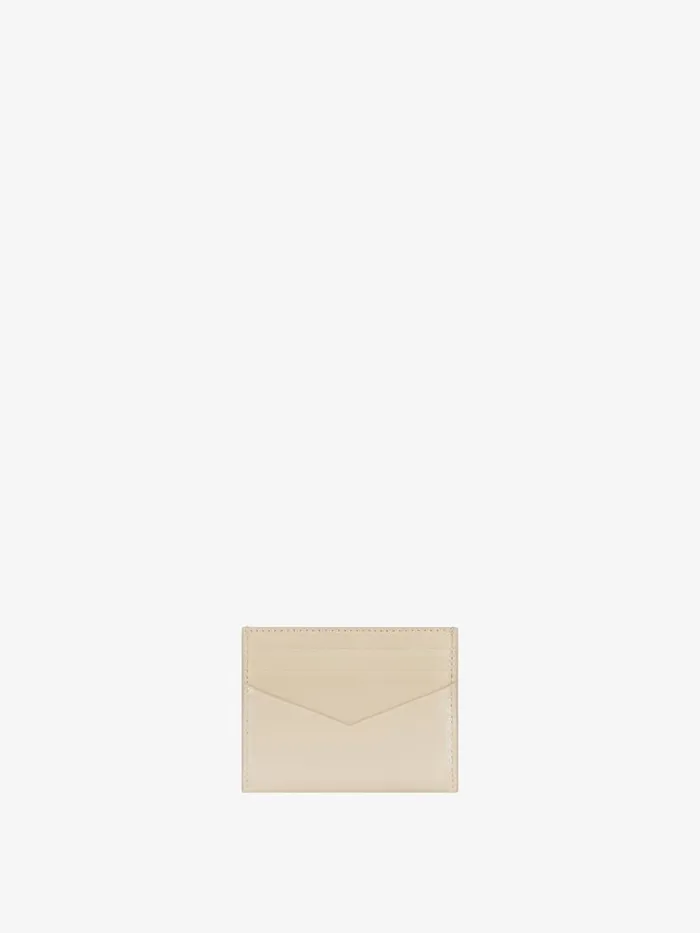 Women Wallets and Card Holders Givenchy Antigona Card Holder In Box Leather Natural Beige Women Wallets and Card Holders Givenchy Antigona Card Holder In Box Leather Natural Beige