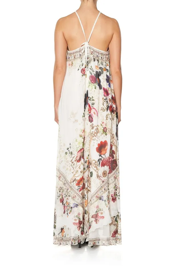 Women Wedding Guest Dresses Camilla Keyhole Neck Long Dress Fairy Godmother