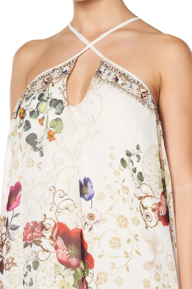 Women Wedding Guest Dresses Camilla Keyhole Neck Long Dress Fairy Godmother