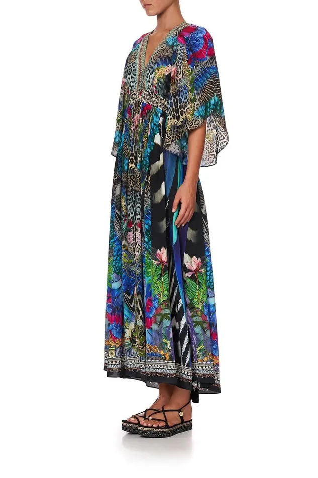 Women Wedding Guest Dresses Camilla Long Dress With Smocked Waist Cafe Nairobi