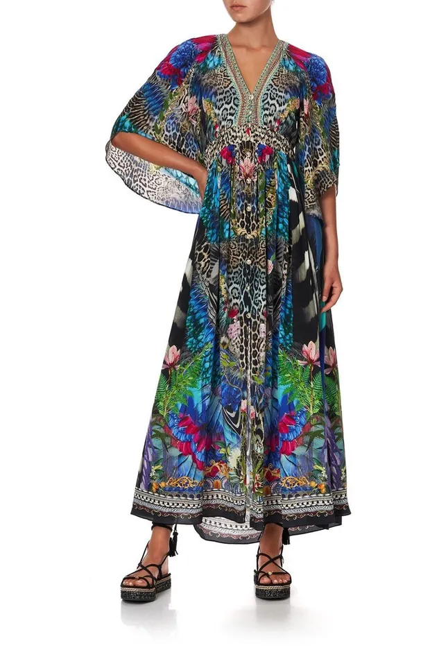 Women Wedding Guest Dresses Camilla Long Dress With Smocked Waist Cafe Nairobi