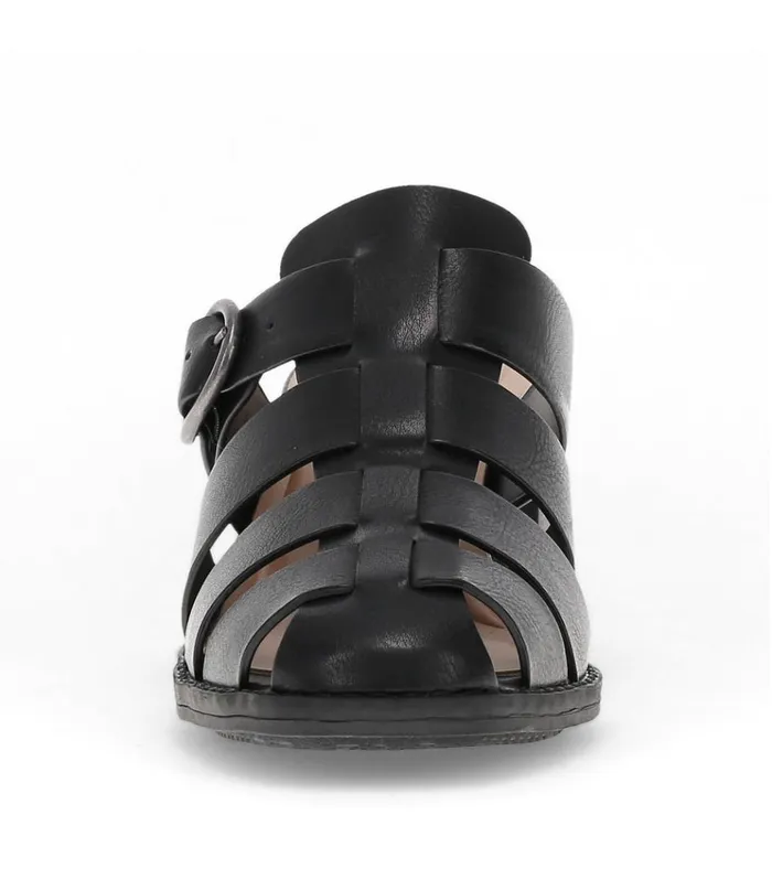 Women Whitnie Block Heel Sandal Black Baretraps Classic Comfort Sandals